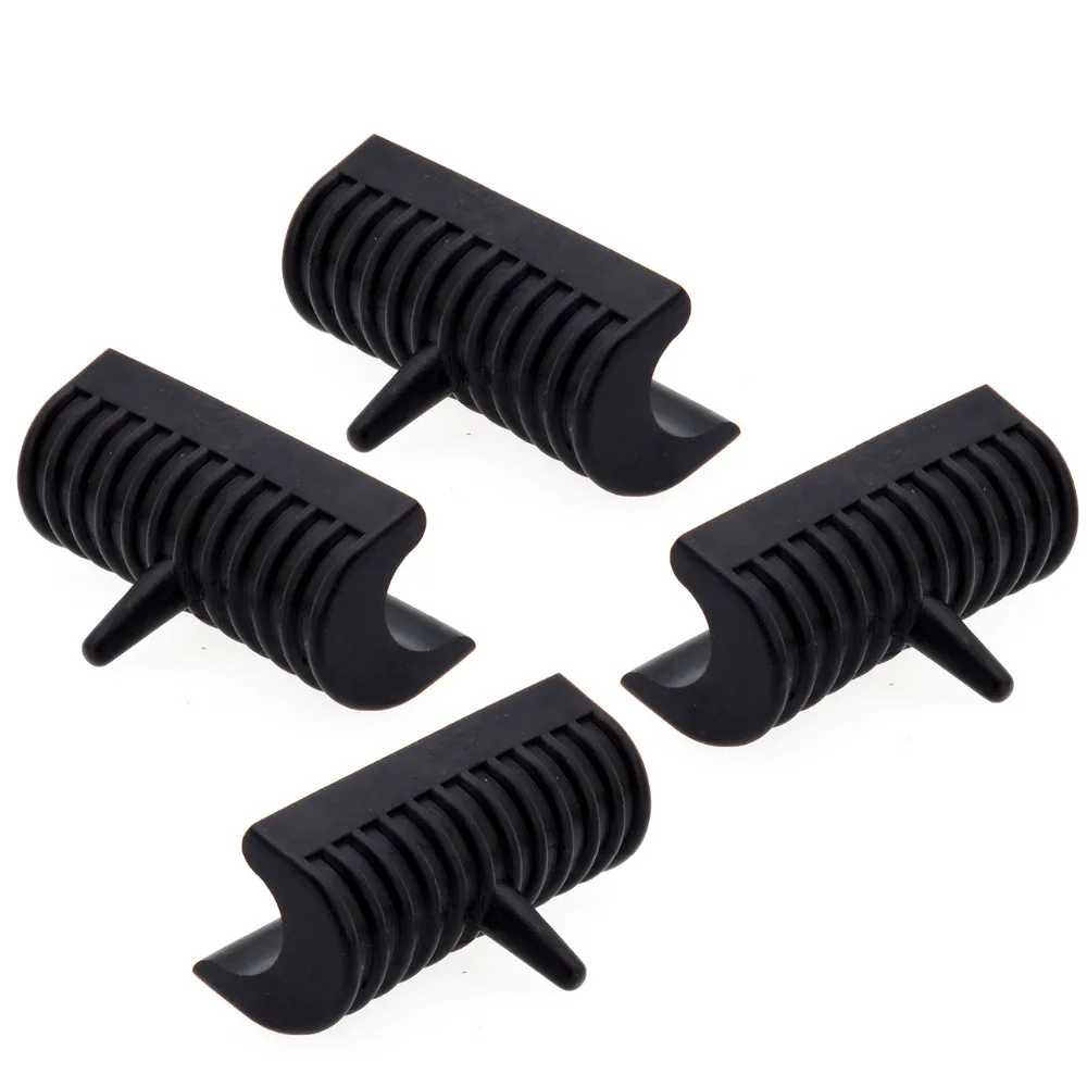 4 шт. черный латексный резиновый поддерживающий Жесткий Чехол Для Harley Electra Glide