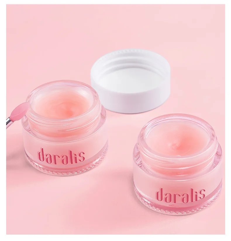 Daralis, 15 г, Клубничная маска для сна, ночной бальзам для поддержания сна, увлажняющий бальзам для губ, отшелушивающий бальзам для губ