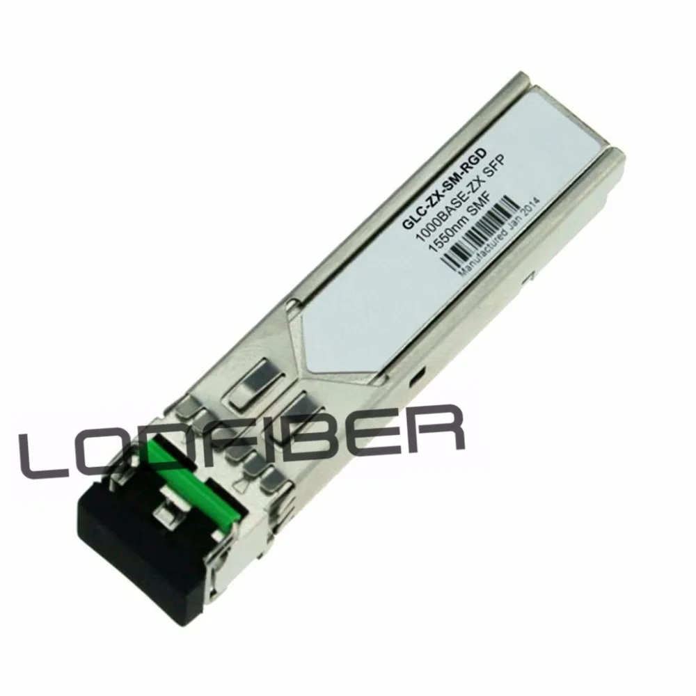 

GLC-ZX-SM-RGD совместимый 1000BASE-ZX SFP 1550nm 80км DOM трансивер