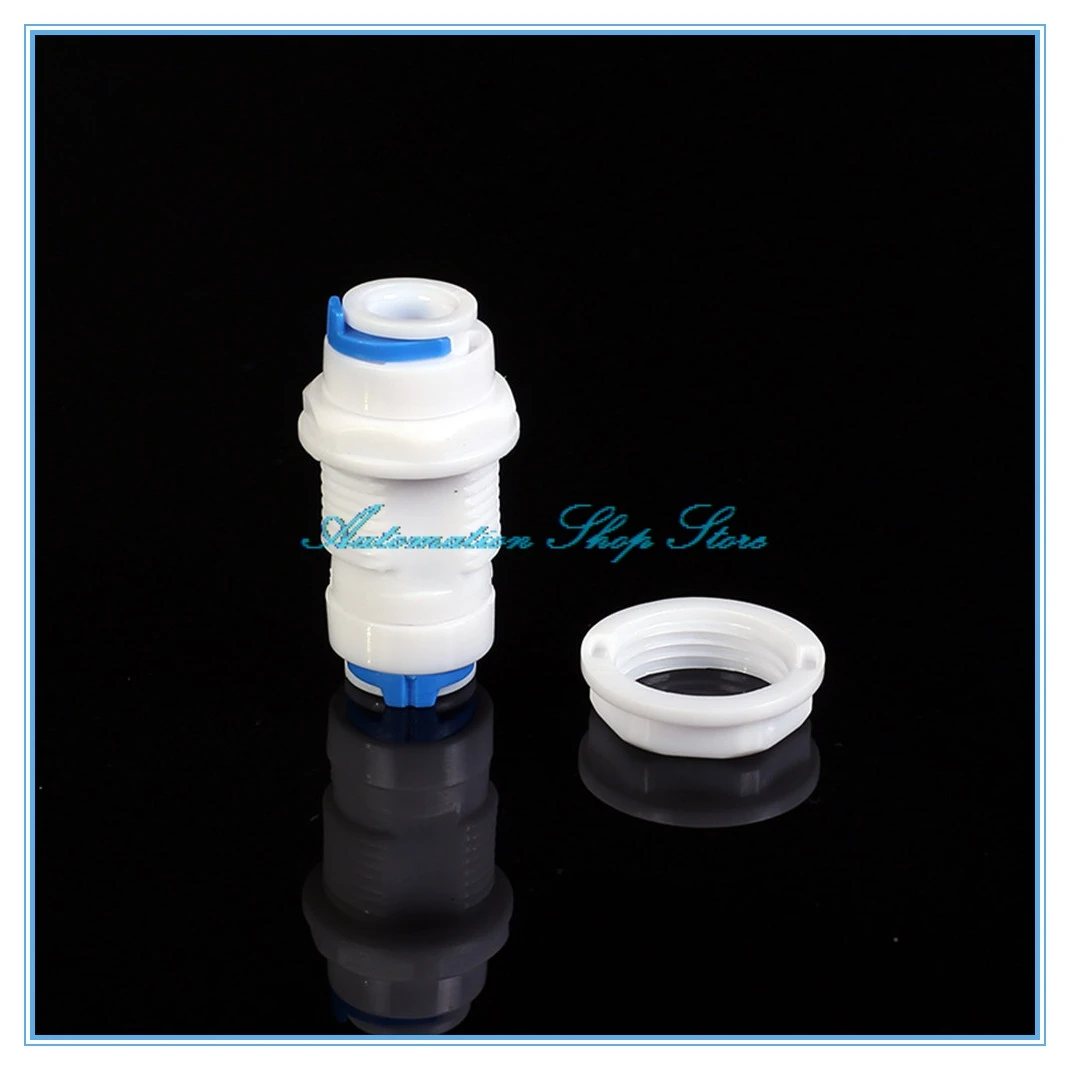 1/4 &quot3/8&quot OD труба RO фитинги с прямой гайкой для воды быстрый соединитель система |