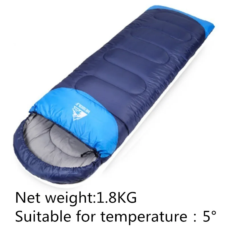 Navy Sleeping Bag 3-4 человек палатка двухслойная ветровка водонепроницаемый анти УФ туристические палатки для рыбалки Пешие прогулки пляж путешествия 3 Сезона Палатка - Color: Navy Sleeping Bag