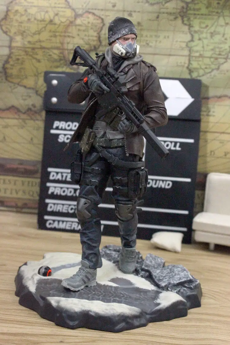 EA The Division SHD Agent подвеска Tom clancys Рисунок Статуя W/светодиодный игрушки 24 см в