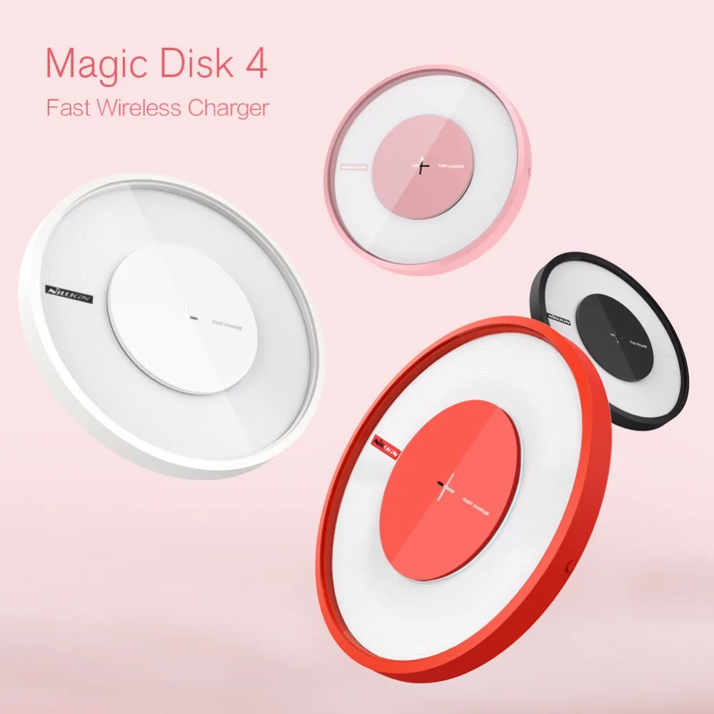 Беспроводное зарядное устройство NILLKIN Magic Disk для iphone 11 Pro Max Xs Xr Qi беспроводное Samsung