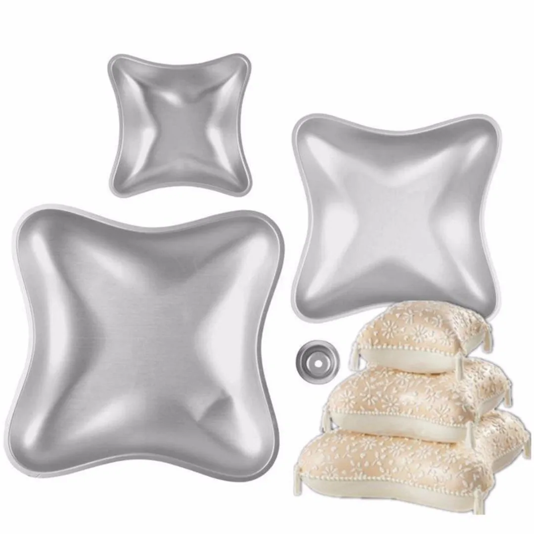 Новые 4 шт. торт банки пресс форм на диванную подушку Форма форма для выпекания из