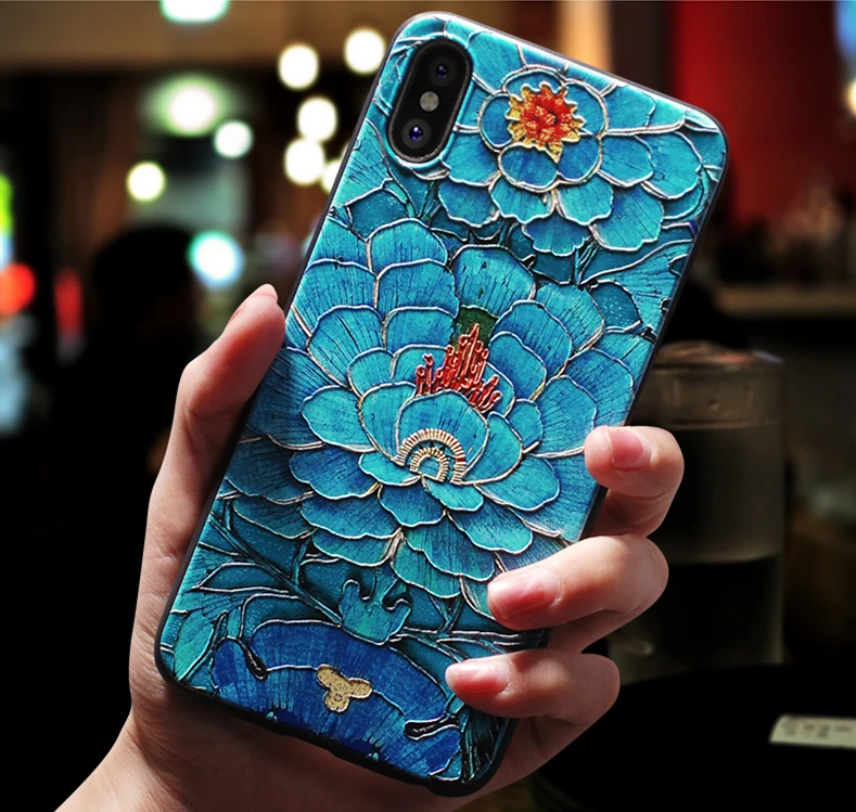 3D рельефный чехол для телефона Ван Гог для iPhone 7 Plus 8 6 6S X Мягкий силиконовый чехол для iPhone 5 5S SE XS XR 11 Pro MAX чехол со звездным небом