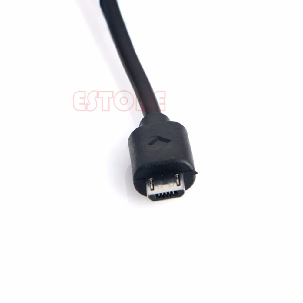 12В до 5В жесткий провод кабель 3 5 м Мини/микро USB адаптер для автомобиля тире