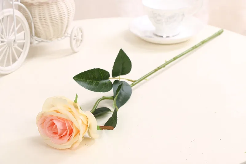 10 шт. шелковые розы украшения для дома искусственные свадебные Новогодние