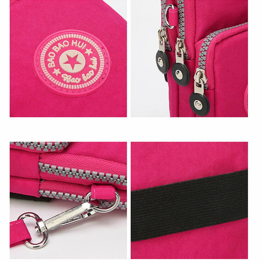 

Individuality Women Man New Cross-body Zipper Mobile Phone Shoulder Bag Pouch Case Belt Handbag Purse Wallet Hot