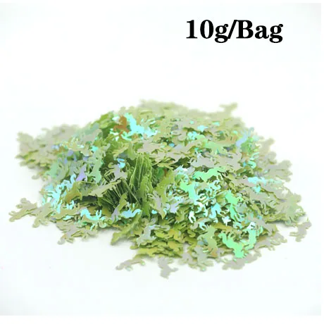 10g Unicorn Sequin G 10 г мини-единорог с блестками наполнитель для слизи амулеты игрушки аксессуары Принадлежности Lizun добавки для ломтиков Декор игрушки подарки - Цвет: 10g Unicorn Sequin G