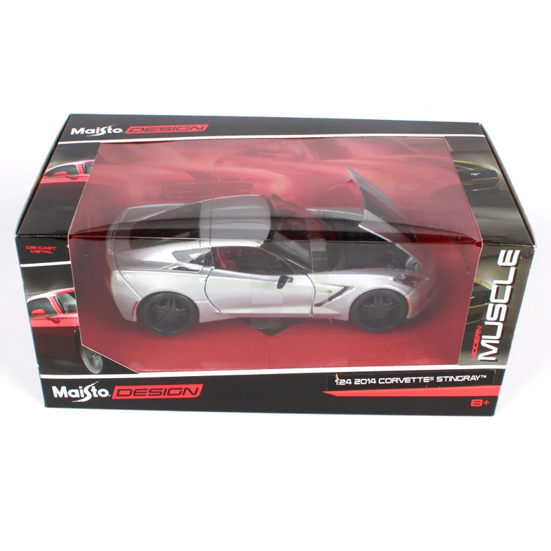 Maisto 1:24 2014 Chvrolet Corvette Stingray Классическая Современная мышечная литая модель