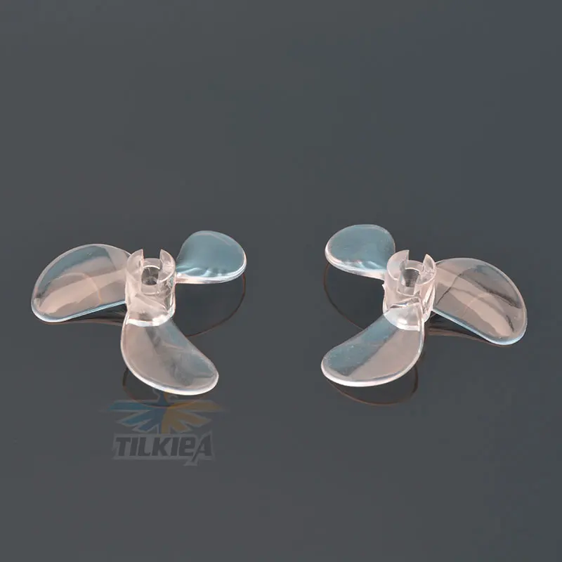 3/4 мм прозрачный Rc лодка 3 лопасти винта нейлоновый лодочный пропеллер