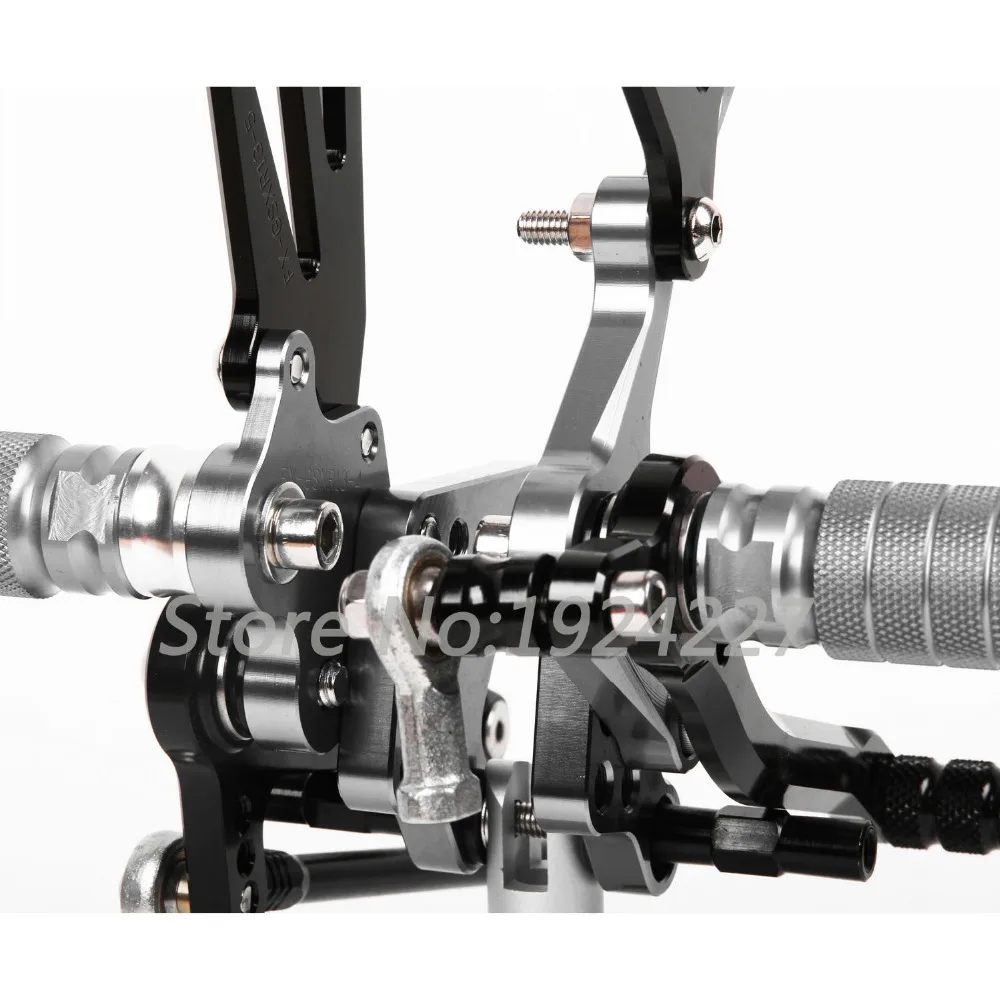 CNC Rearsets подножки для Suzuki GSXR1000 2000-2004 мотоцикл подножек заднего тормоза