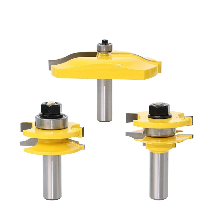 Бесплатная доставка 3 шт поднятая панель шкаф дверь маршрутизатор Набор бит-3 Бит