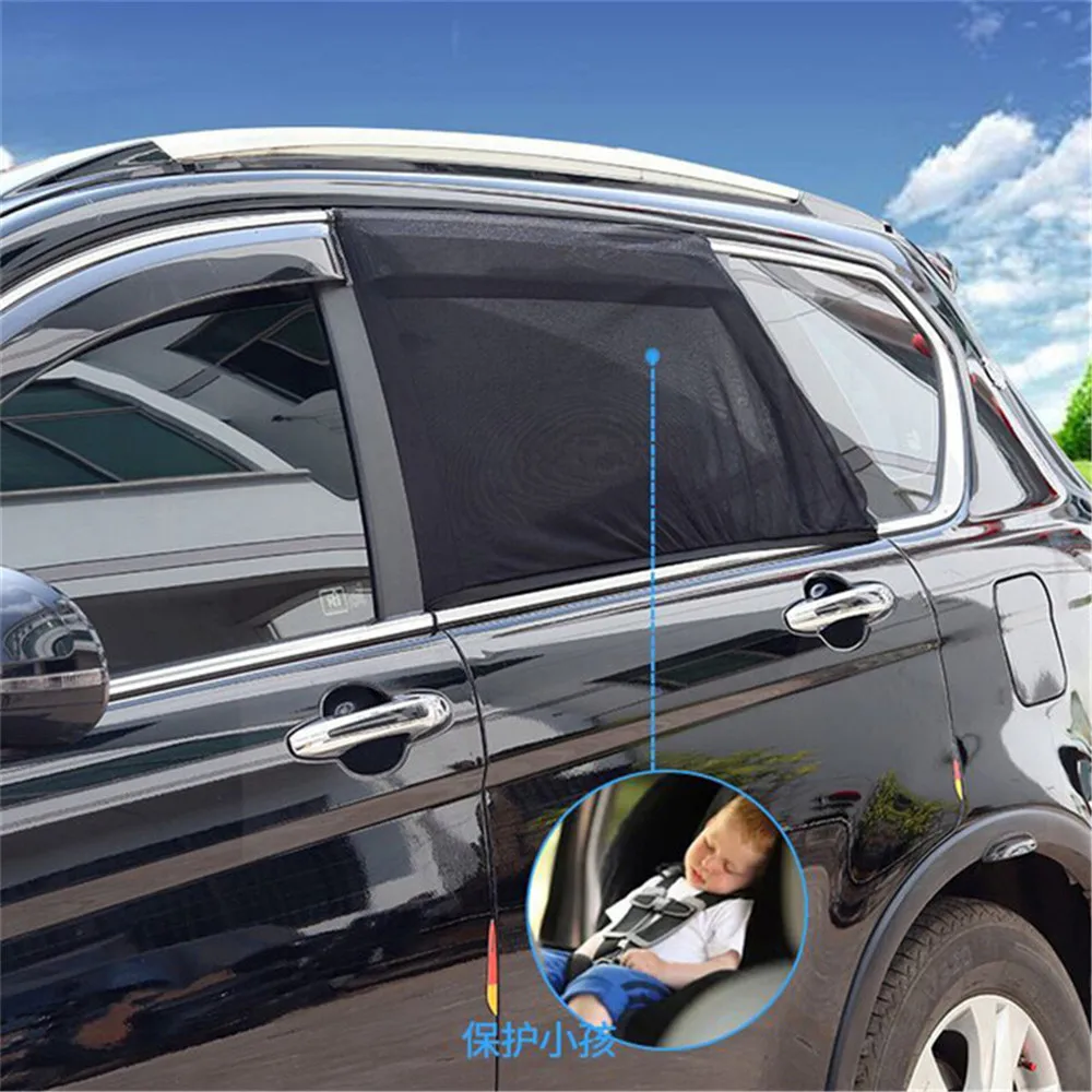2 шт. солнцезащитный козырек для окна автомобиля сетчатый защита от