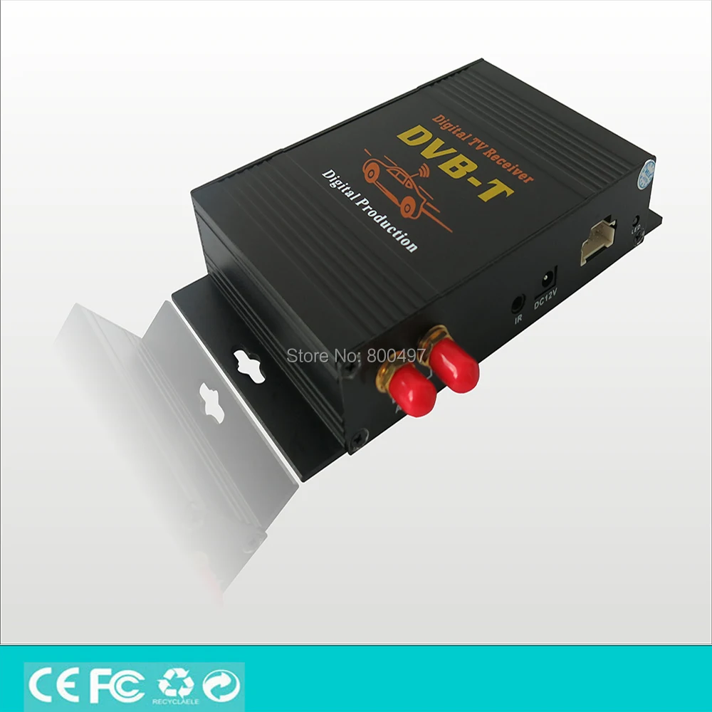 Автомобильный DVB T HD 1080P HDMI CVBS мобильный цифровой ТВ приемник Мобильный автомобиль