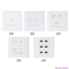 Компьютерная панель типа 86 CAT5E сетевой модуль RJ45 кабель интерфейсная розетка