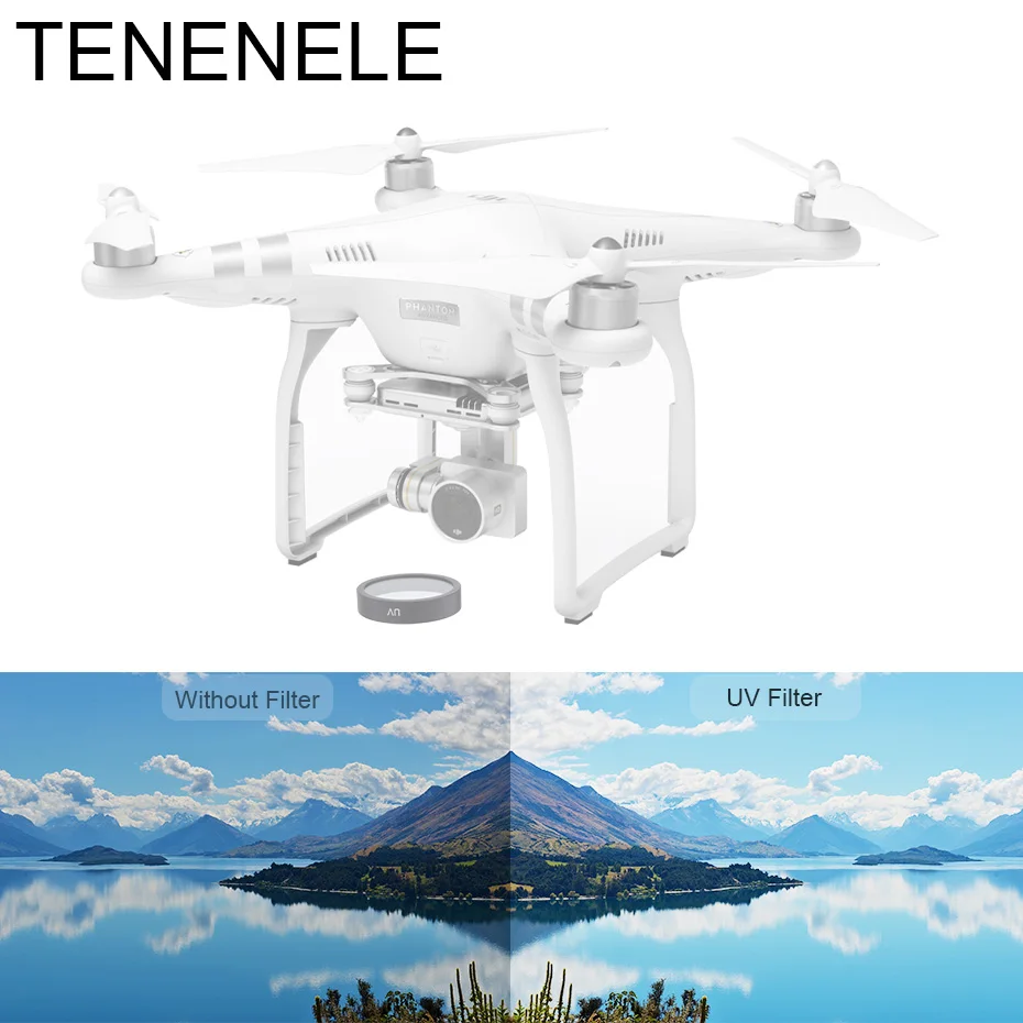 Фильтр для дрона фильтр с УФ поляризационными фильтрами DJI Phantom 3