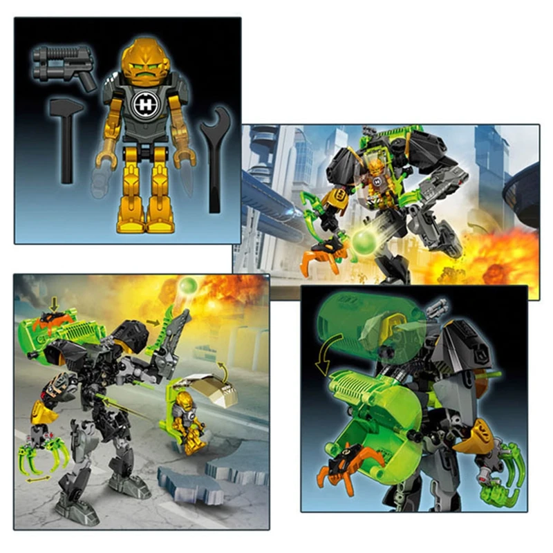 Совместимость с Legoed Hero Factory 6 0 серия Rocke Sterlth машинные строительные блоки Bionicle