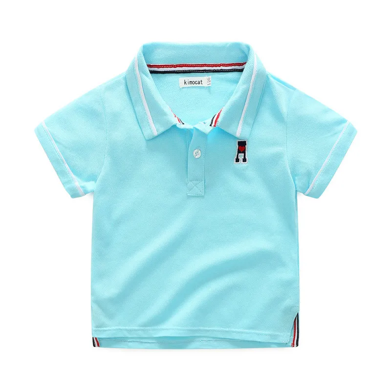 Baby boys short sleeve cotton polo t shirts shorts set high quality infant gentleman casual clothes kids sport wear 17A801 |