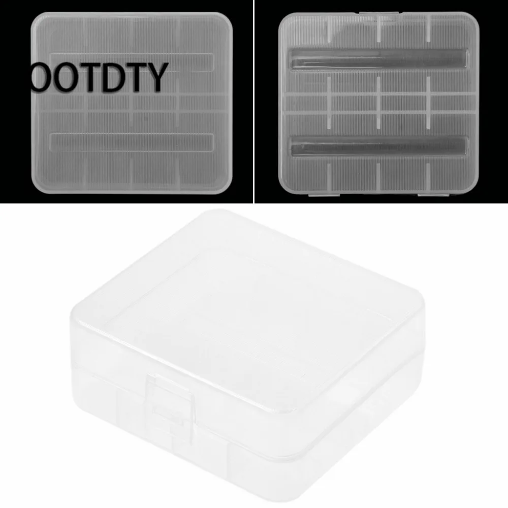 Новый 1 шт. Прозрачный жесткий пластиковый чехол для 2x26650 аккумуляторная батарея