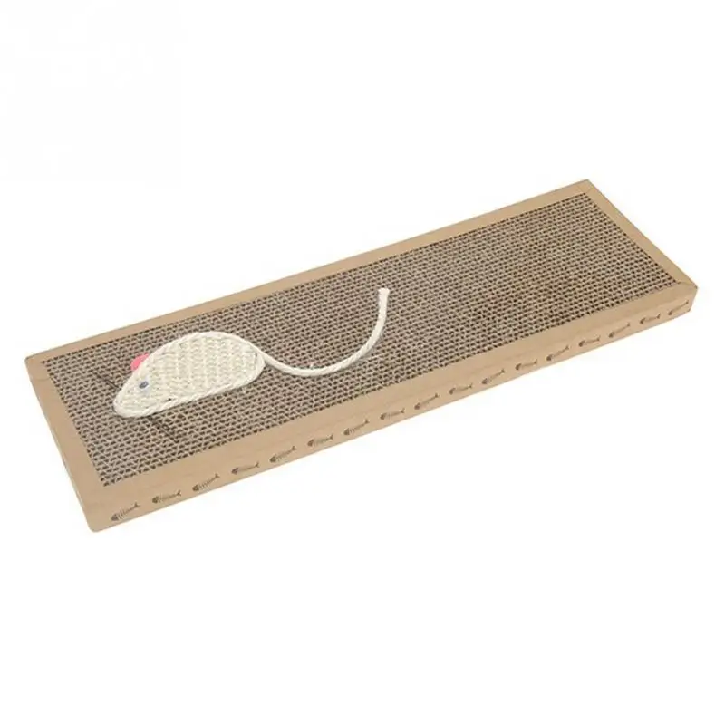 2018 мышь стиль Pet Cat Scratch Play Pad гофрированная безопасная карта доска Скребок Игрушка