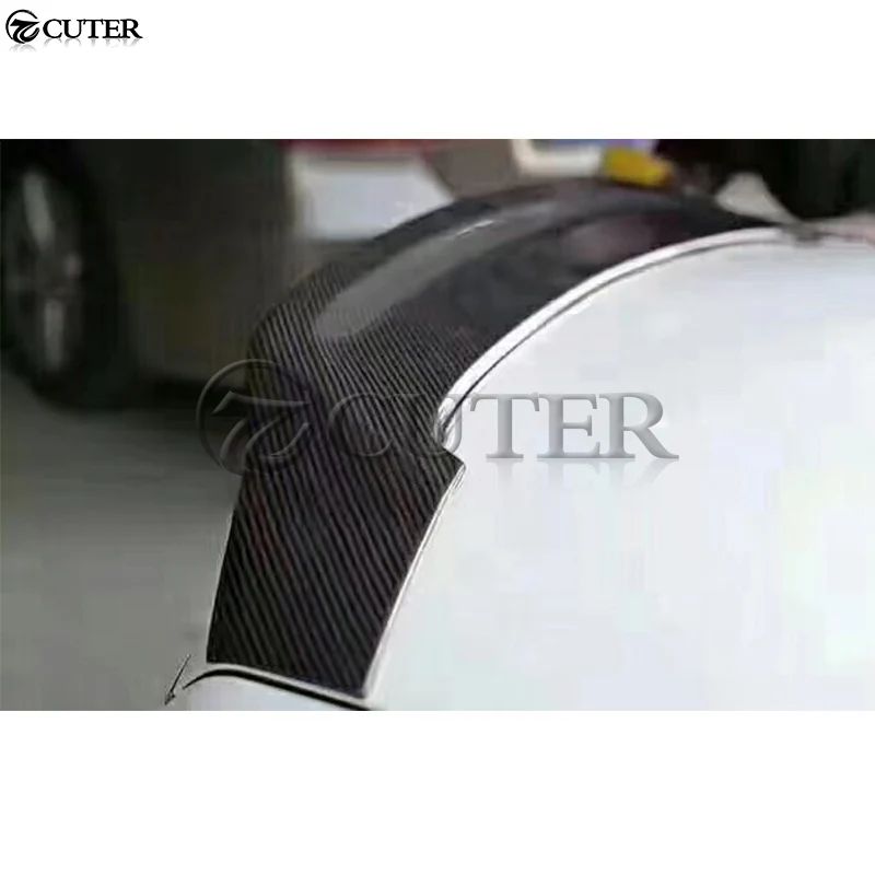 W204 R СТИЛЬ Задний спойлер из углеродного волокна крылья багажника губа для Mercedes