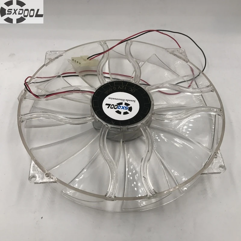 Новый SXDOOL GP D22SL 12H 12 В 0.6A 22 см вентилятор шасси Тихая сторона большой Диаметр|fan