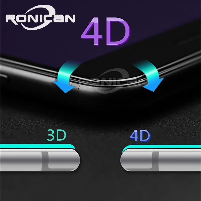 Закаленное стекло 4D для iphone 7 8 6 6s Plus защита экрана с защитой от синего света