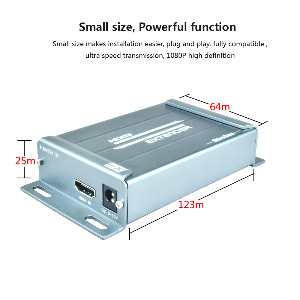 MiraBox HSV891 IR Over TCP/IP with Audio Extractor support 1080P cascade Receivers By Cat5 Cat5e Cat6 RJ45 Lan Cable HDMI | Электроника