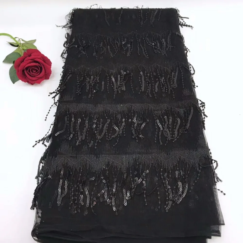 Design African Sequins Lace Fabric 2018 High Quality Advanced French Tulle Nigerian Net For Wedding | Дом и сад