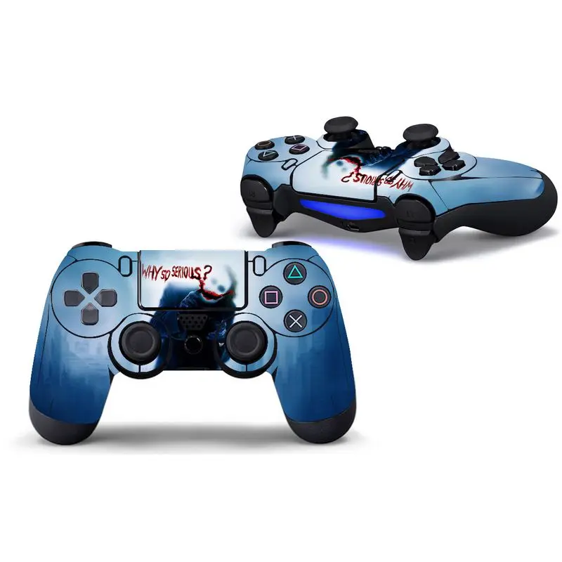 Бомба Джокер Бэтмен виниловая наклейка Кожа Наклейка для sony Playstation 4 контроллер звезда протектор скины Обложка для PS4 контроллер - Цвет: 299