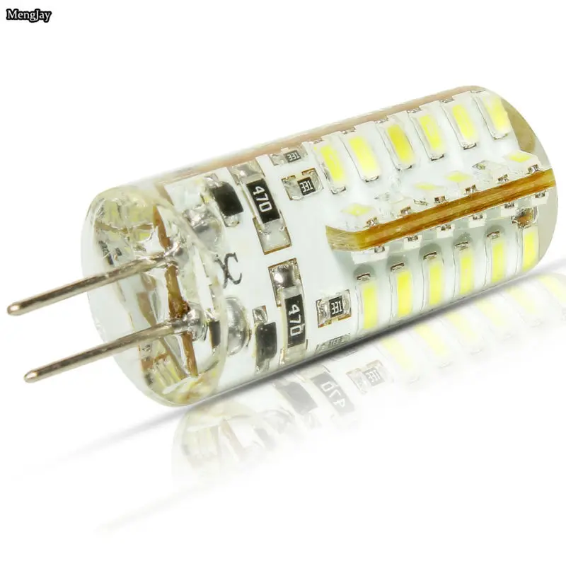 1 шт./лот G4 48 СВЕТОДИОДНАЯ Лампа DC 2V 6W Светодиодная лампа 3014SMD светодиодная
