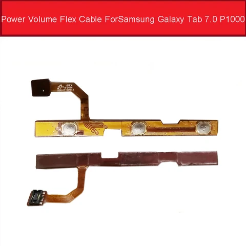 Гибкий кабель питания для Samsung Galaxy Tab 10. 1 P1000 P1010, переключатель громкости ВКЛ./ВЫКЛ., Боковая кнопка, запасные части