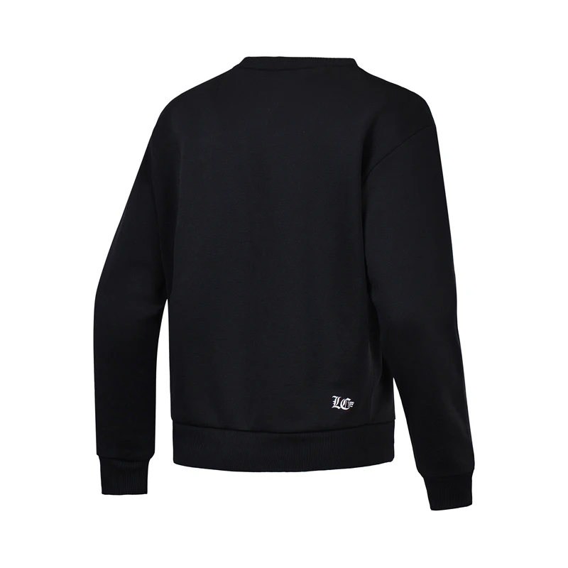 Женский трикотажный свитер Li Ning свободный с подкладкой для фитнеса и отдыха AWDN016