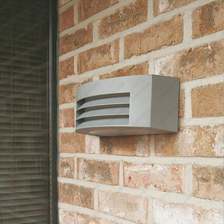 Светодиодные наружные водонепроницаемые настенные бра E27 светильник с серой