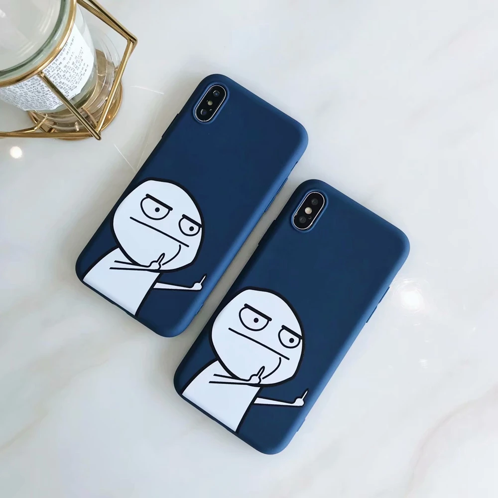 Чехол для iPhone 6 7 8 Plus мягкий силиконовый чехол из ТПУ телефона Apple 6SXS Max XR средний