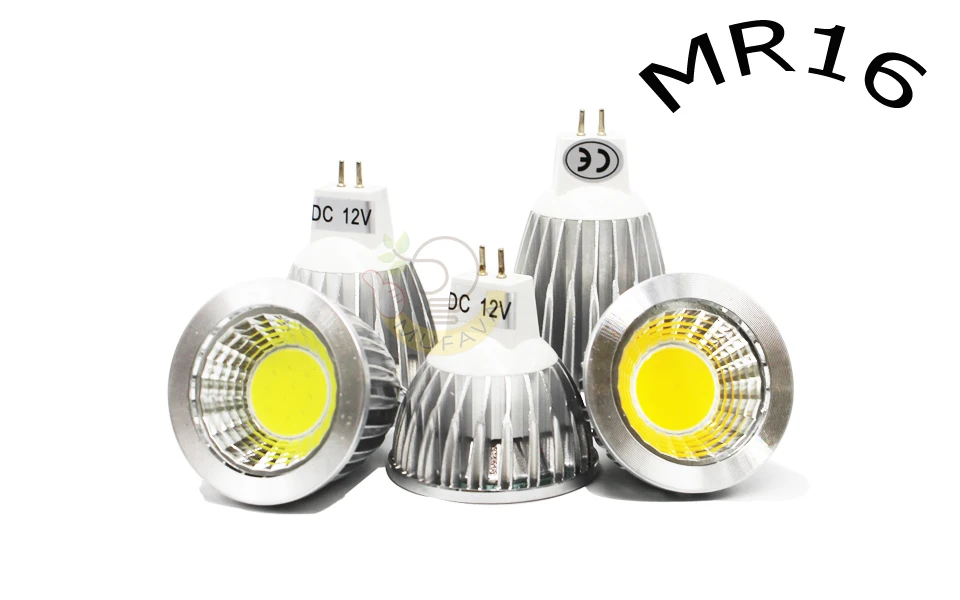 Светодиодный лампочка для точечного светильника GU10 E14 E27 Dimmable COB светодиодный MR16 DC 12 V 9 W 12 W 15 W Замена галогенной лампы AC 220 V Энергосбережение