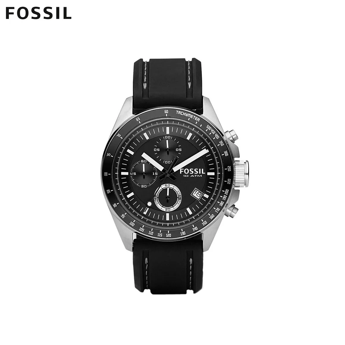 Наручные часы Fossil CH2573IE мужские с кварцевым хронографом на пластиковом