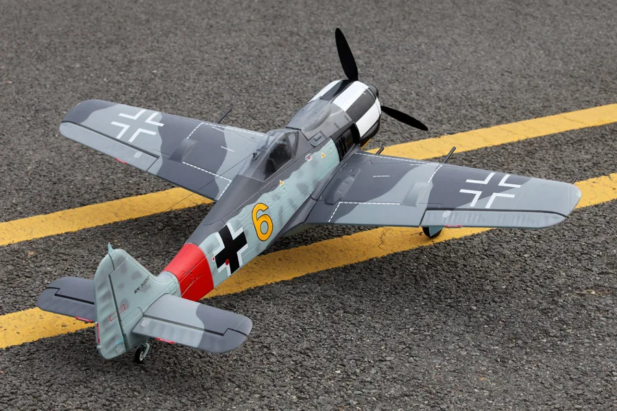 Радиоуправляемый самолет FMS 1400 мм 1 4 м Fw 190 Fw190 Focke Wulf желтый 6 новейших 6CH 4S EPO PNP Gaint