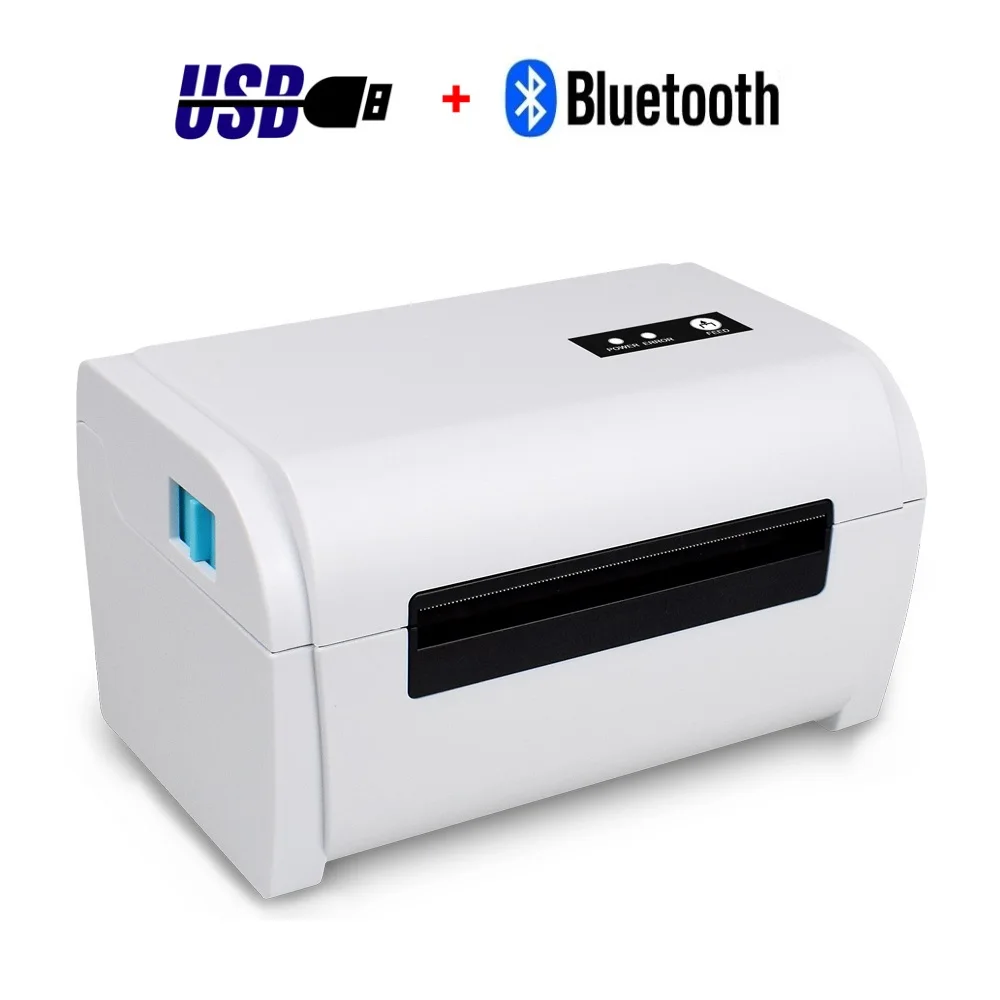 USB Bluetooth Тепловой штрих-код этикетки bluetooth принтер стикер термопринтер машина Принтер использовать для Ebay Amazon shopee - Цвет: USB Bluetooth