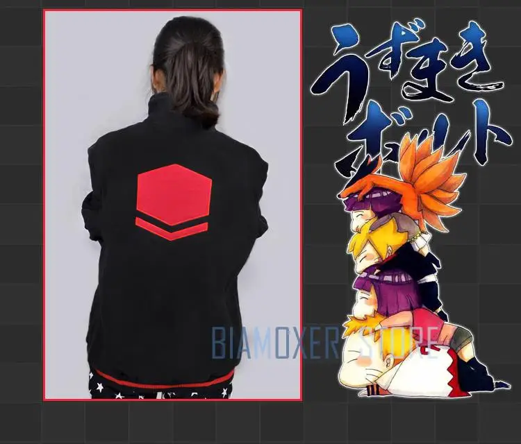 Аниме Наруто Узумаки боруто флисовые Косплей Костюм Boruto Повседневная Толстовка