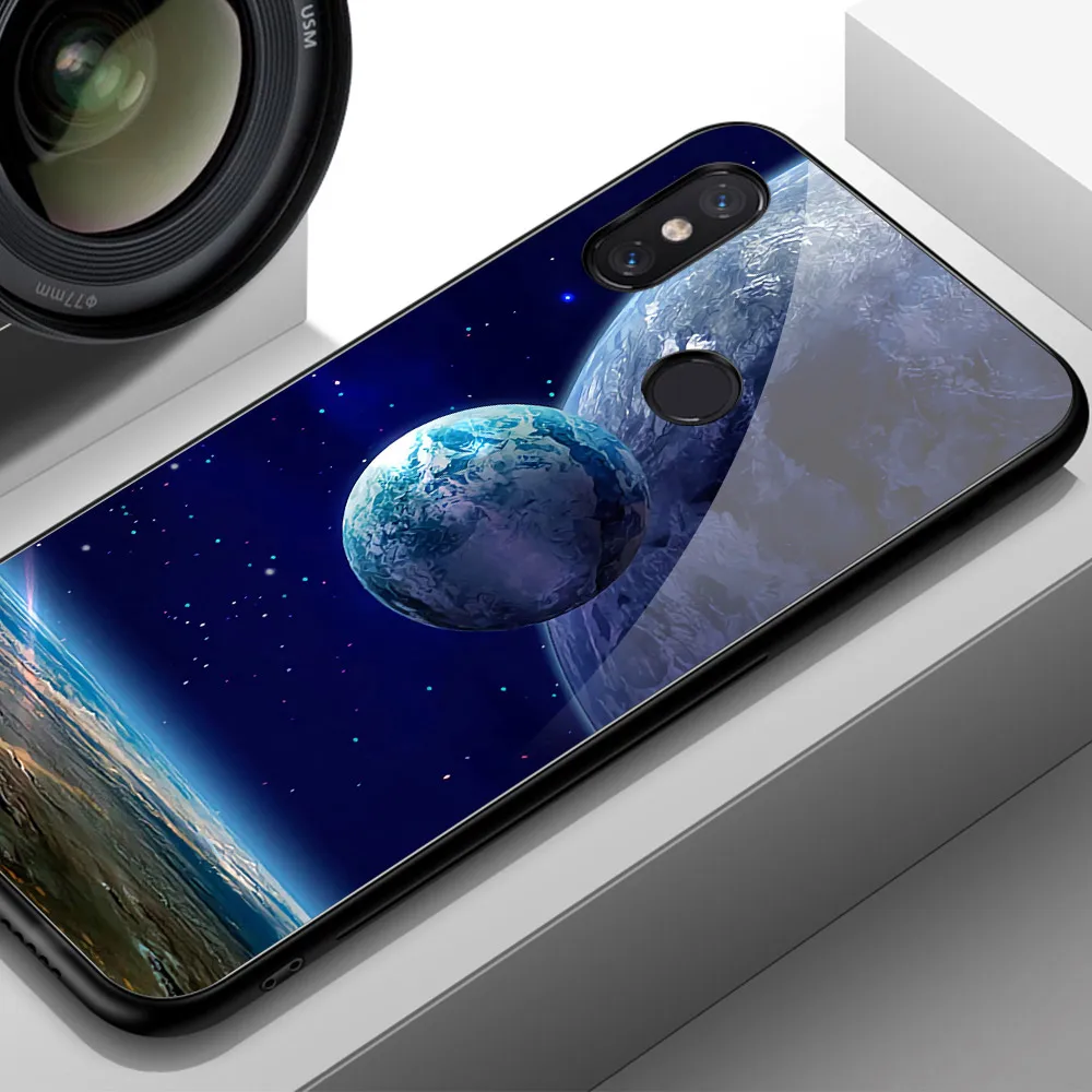 Чехол FinderCase для Xiao mi 8, чехол для Galaxy Space, жесткая Задняя стеклянная крышка для телефона mi x 2 2 s, чехол Xiaomi mi 8 9 SE lite Max 3