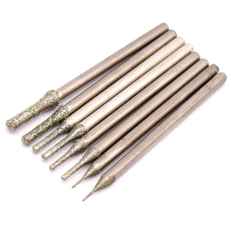 10 шт. твердые алмазные насадки для сверления отверстий 0 4 3 мм|drill bit|drill bit sawsaw drill |