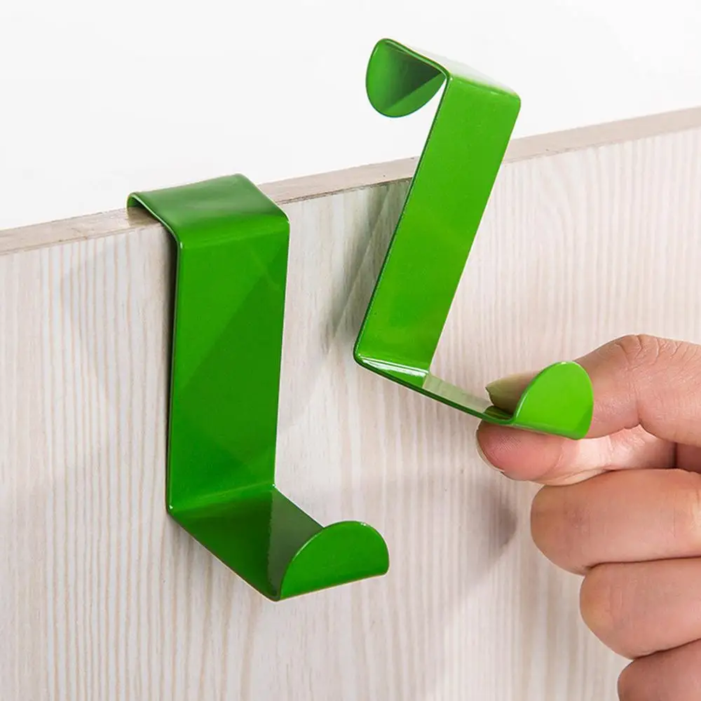 Нержавеющая сталь выдвижной ящик шкафа крючки 2 шт./компл. вешалка для одежды