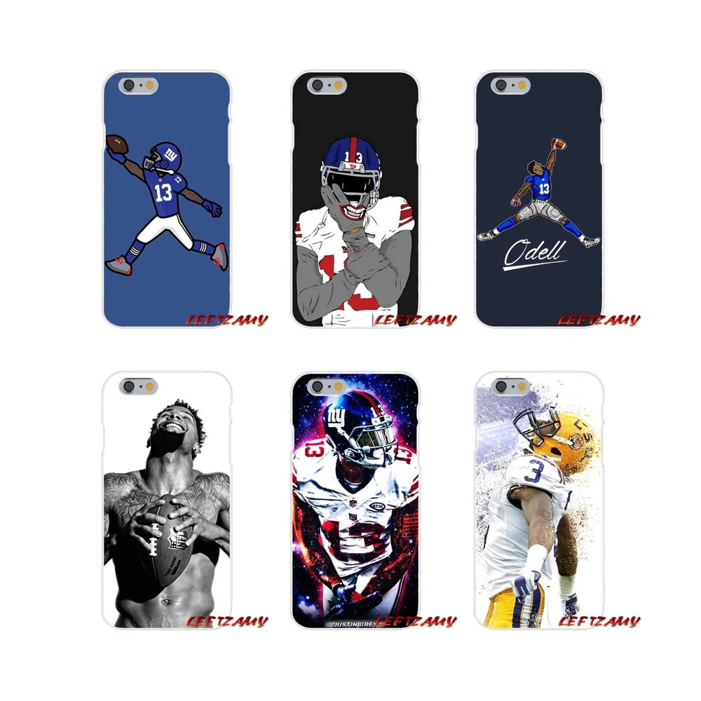 Американский футбол odell beckham jr аксессуары чехлы для телефонов Чехлы iPhone X XR XS MAX 4 4S 5
