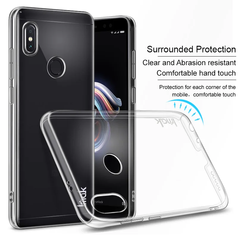 Оригинальный чехол IMAK Crystal для смартфона Xiaomi Redmi Note 5 Pro (индийская версия) задняя