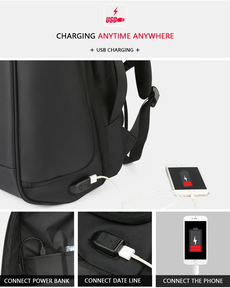 Мужской деловой рюкзак, подходит для ноутбука 15, 17 дюймов, USB, для подзарядки, многослойные, космические, дорожные сумки, мужские, водонепроницаемые, анти-вор, Mochila