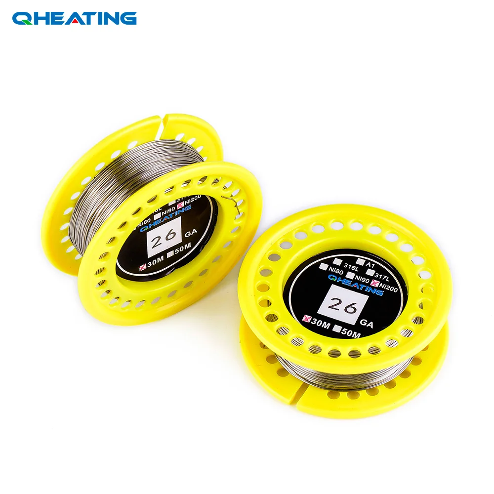 Нагревательные провода qheater NI200 26ga 30 м для электронных сигарет RDA DIY