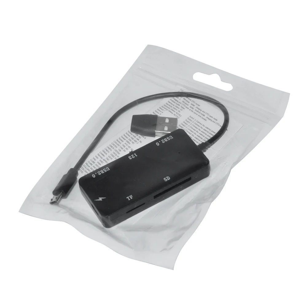 DeepFox 2 порты и разъёмы USB 2,0 Multi HUB Splitter расширения OTG зарядки концентратор адаптер SD/TF Card Reader для ноутбука Настольный ПК
