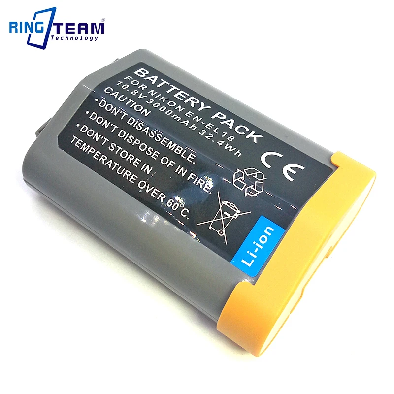 

EN-EL18a EN-EL18 EN EL18 Li-ion Battery Pack for Nikon D4 D4S D5 D6 D800 D800E D810 D810A Digital SLR Camera.
